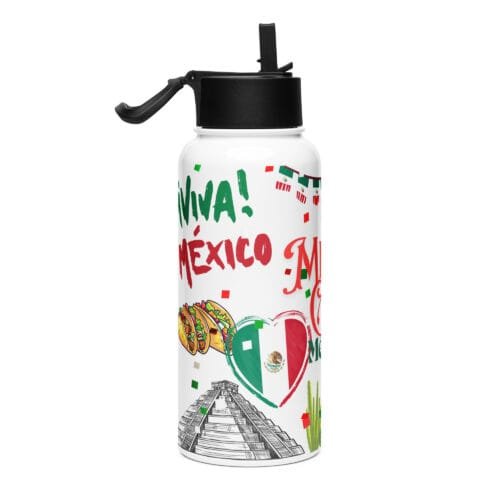 Mexico City Stainless Steel Water Bottle - Image 4